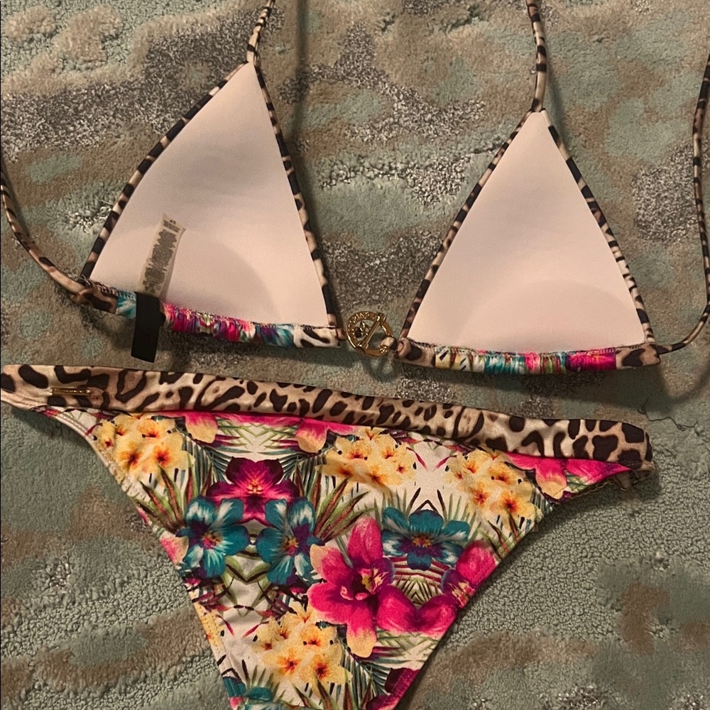 Victoria’s Secret Floral and Leopard Bikini - Picture 6 of 10